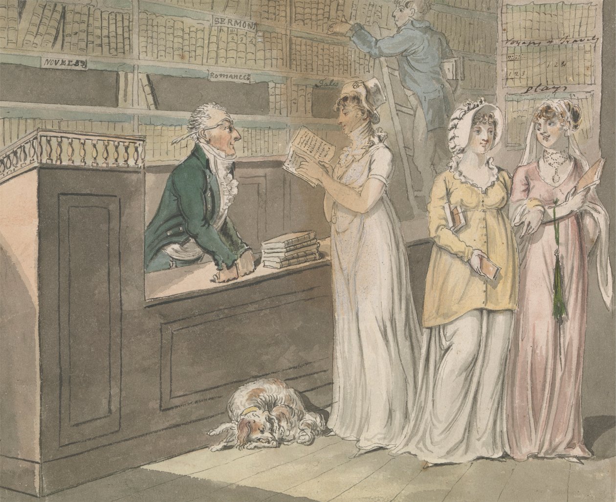 Ödünç Verme Kütüphanesi by Isaac Cruikshank