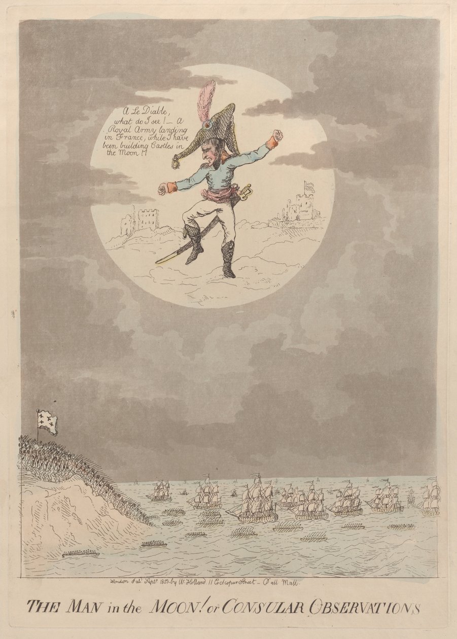 Aydaki adam! veya Konsolosluk Gözlemleri, Eylül 1803., Eylül 1803. by Isaac Cruikshank