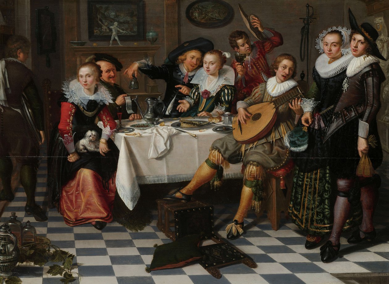 Neşeli Şirket, 1629 by Isaac Elias