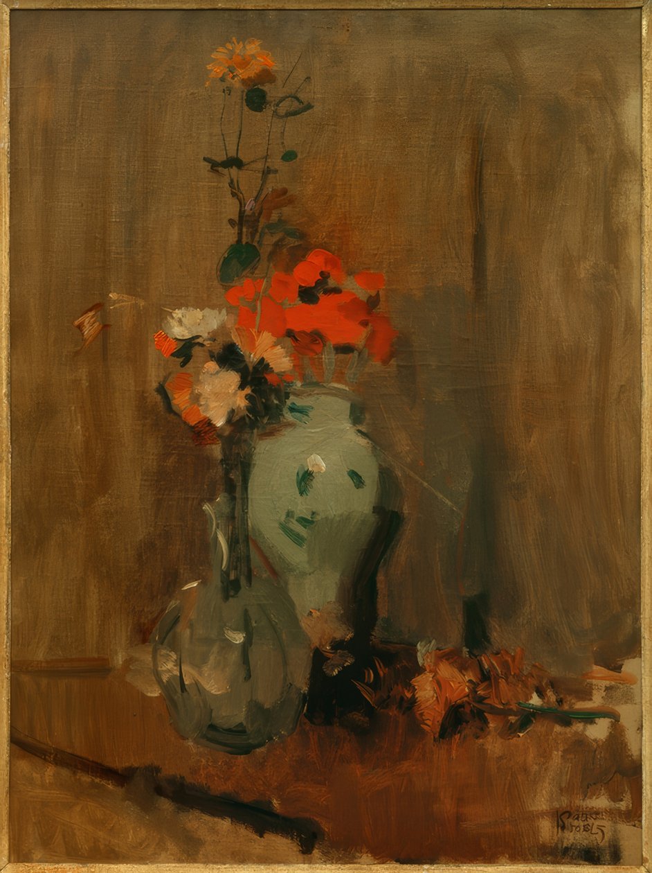Çiçeklerle natürmort by Isaac Israels