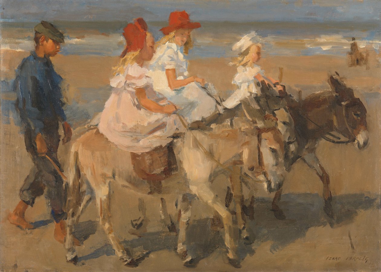 Sahilde Eşek Gezileri Sahilde Eşek Sürme by Isaac Israels