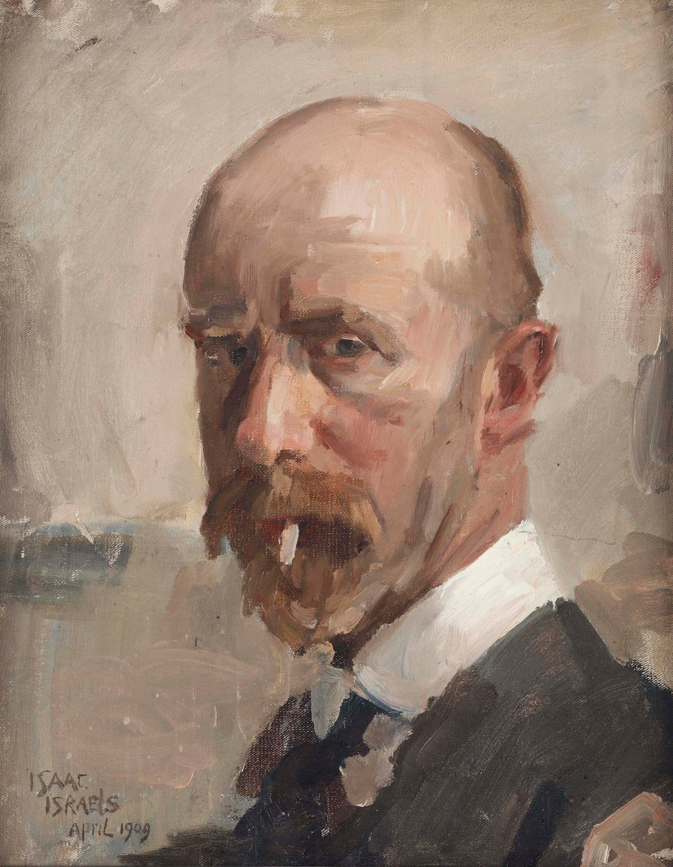 Sigaralı Otoportre, 1909. by Isaac Israels