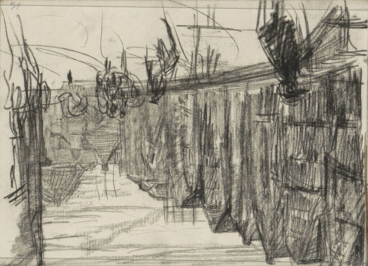 Rakamlarla şehir manzarası by Isaac Israels
