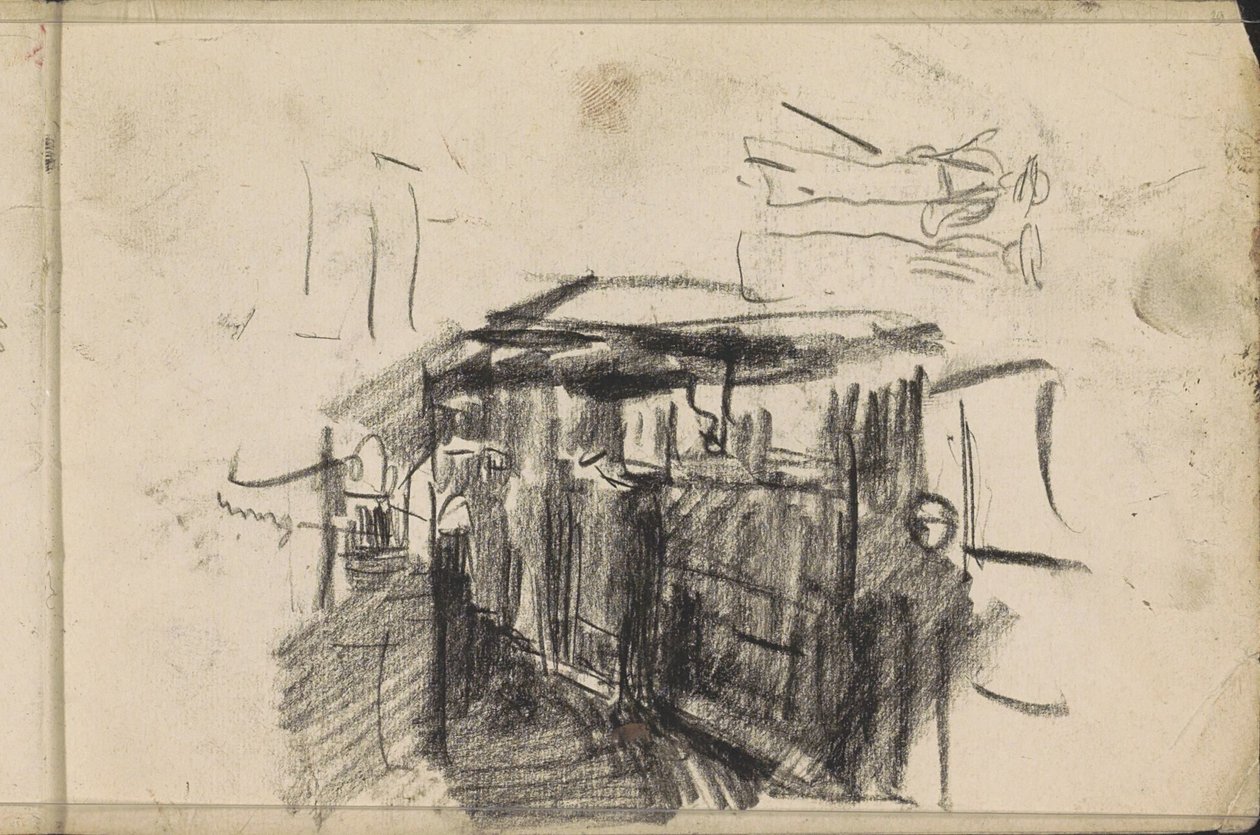 Geceleri sokak görünümü by Isaac Israels