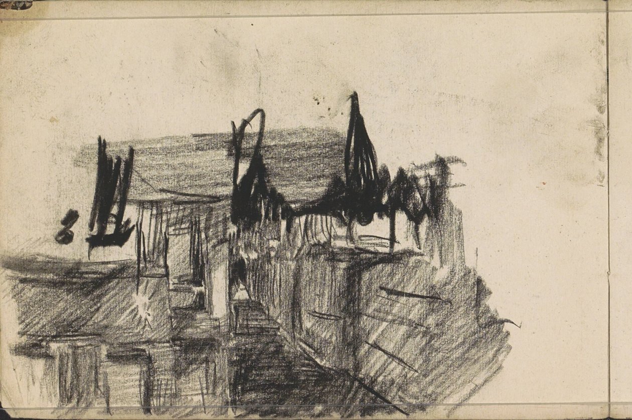 Rakamlarla sokak görünümü by Isaac Israels