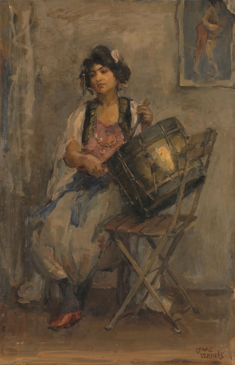 Bayan Davulcu by Isaac Israels