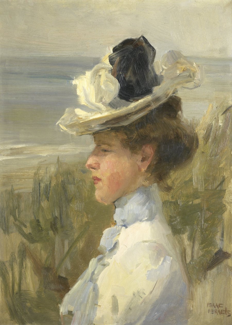 Denize bakan genç kadın Denize bakan genç bir kadın by Isaac Israels