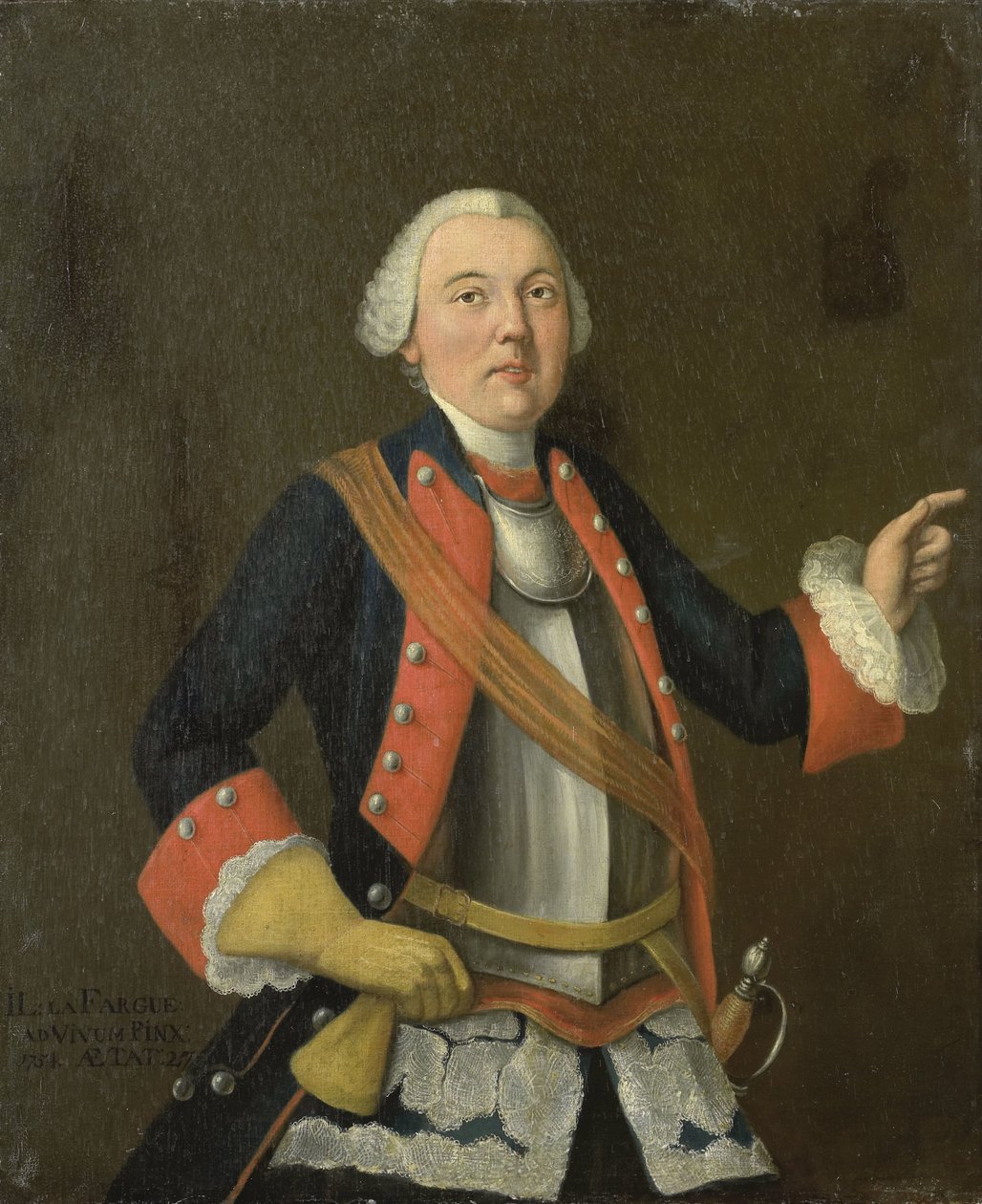 Jan Hendrik van Rijswijk (d 1717) by Isaac Lodewijk la Fargue van Nieuwland