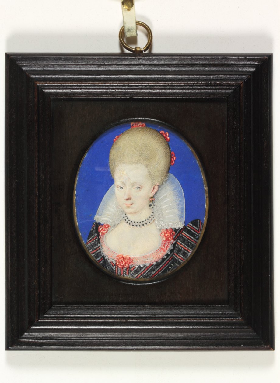 Frances Howard, Lennox ve Richmond Düşesi (parşömen üzerine suluboya) by Isaac Oliver
