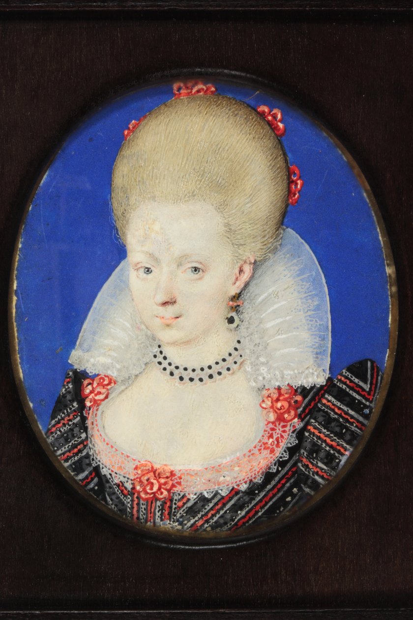 Frances Howard, Lennox ve Richmond Düşesi (parşömen üzerine suluboya) by Isaac Oliver