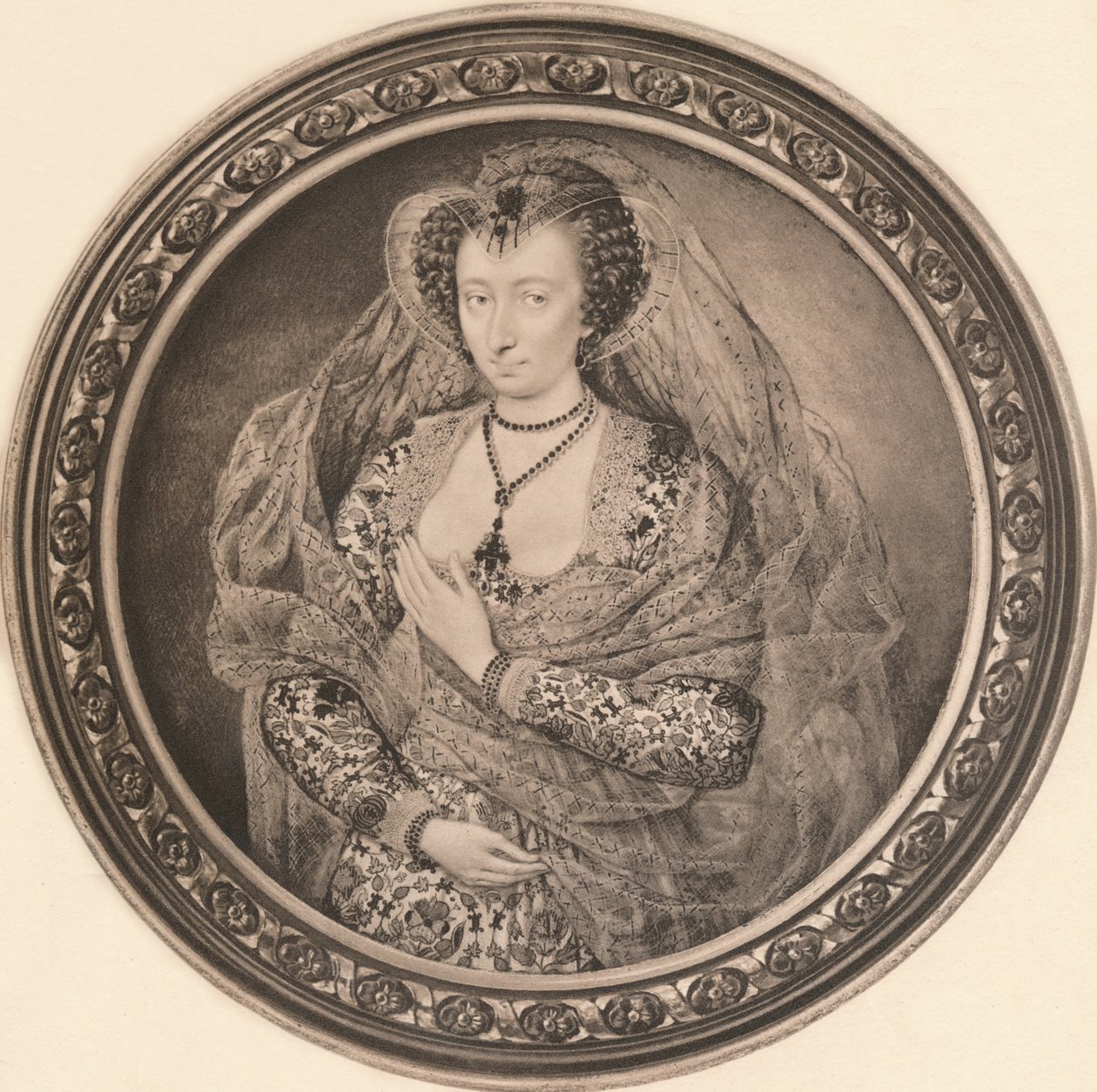 Lucy Harrington, Bedford Kontesi, c1610, 1904 by Isaac Oliver I