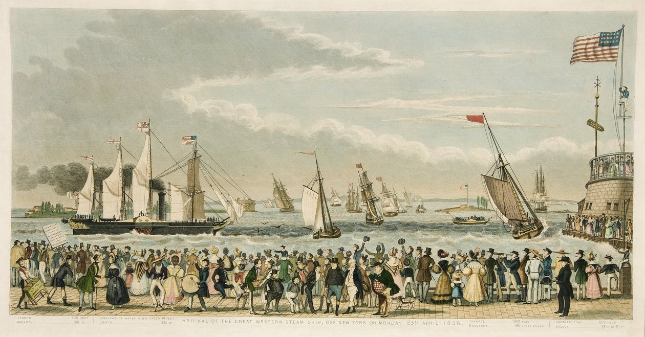 23 Nisan 1838 Pazartesi günü New York