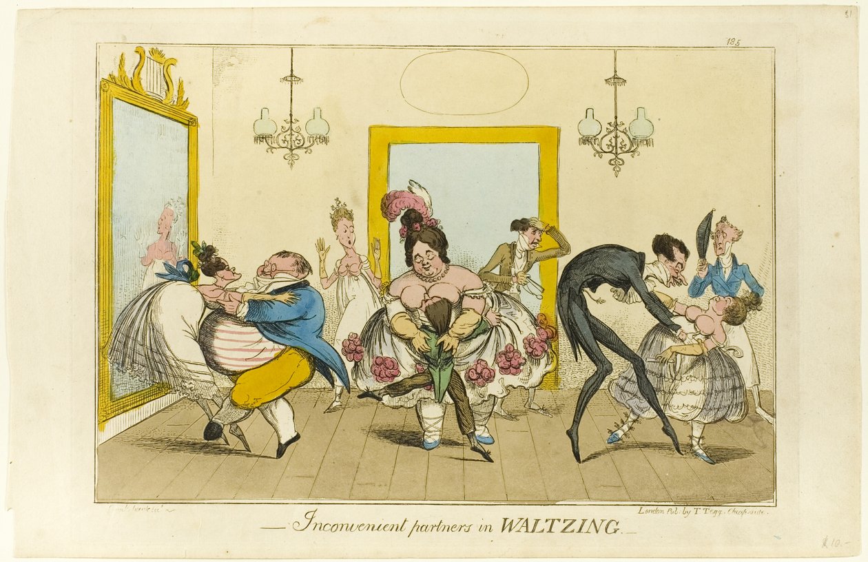 Valste Uygunsuz Ortaklar by Isaac Robert Cruikshank