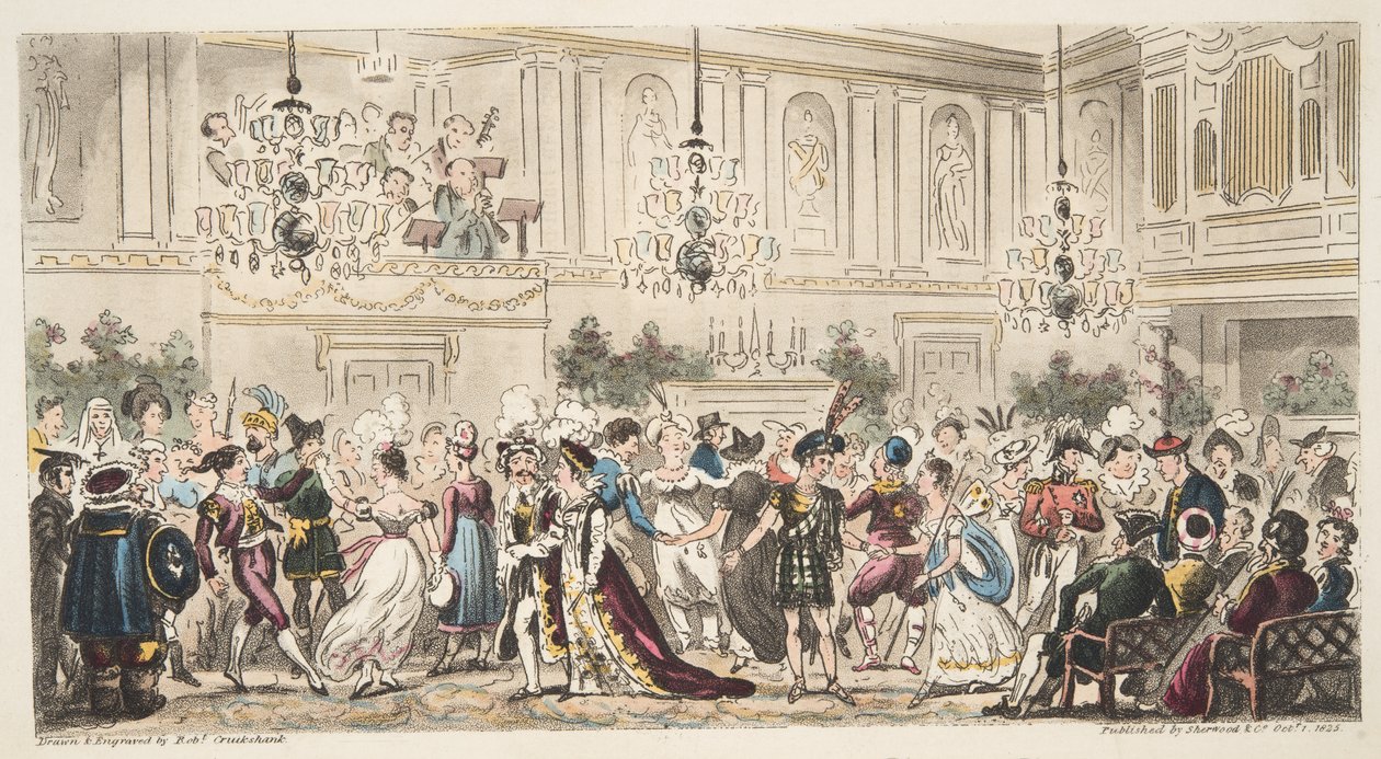 The Fancy Ball at the Upper Rooms, Bath, The English Spy
