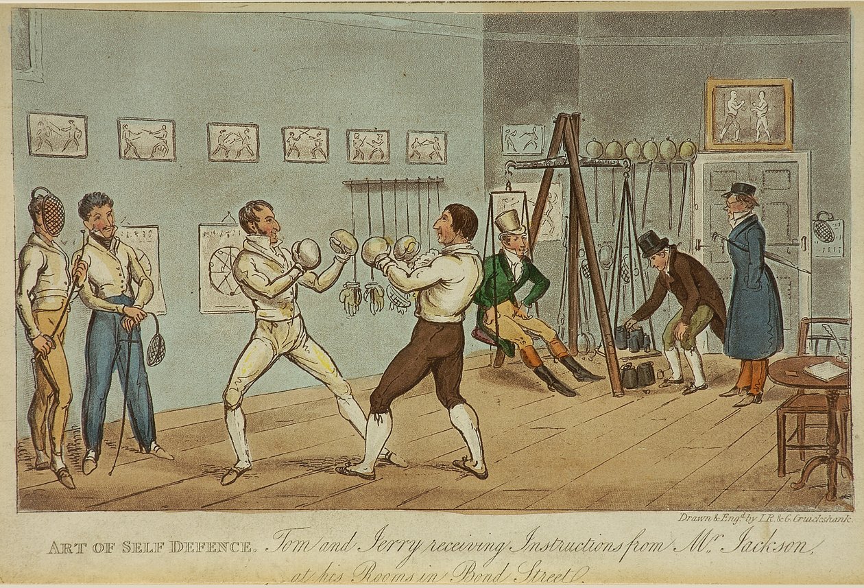 Kendini Savunma Sanatı (renkli taş) by Isaac Robert and George Cruikshank