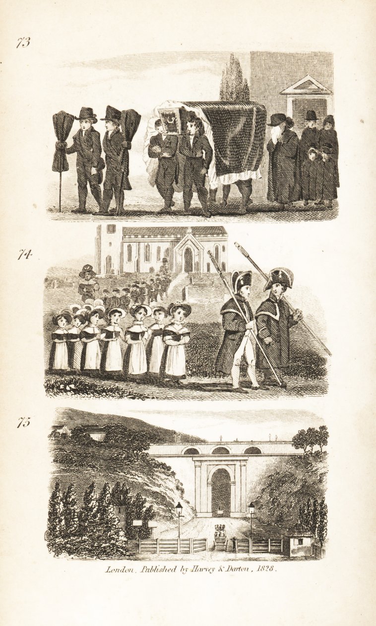 Cenaze, Hayırsever Çocuklar ve Highgate Tüneli by Isaac Taylor