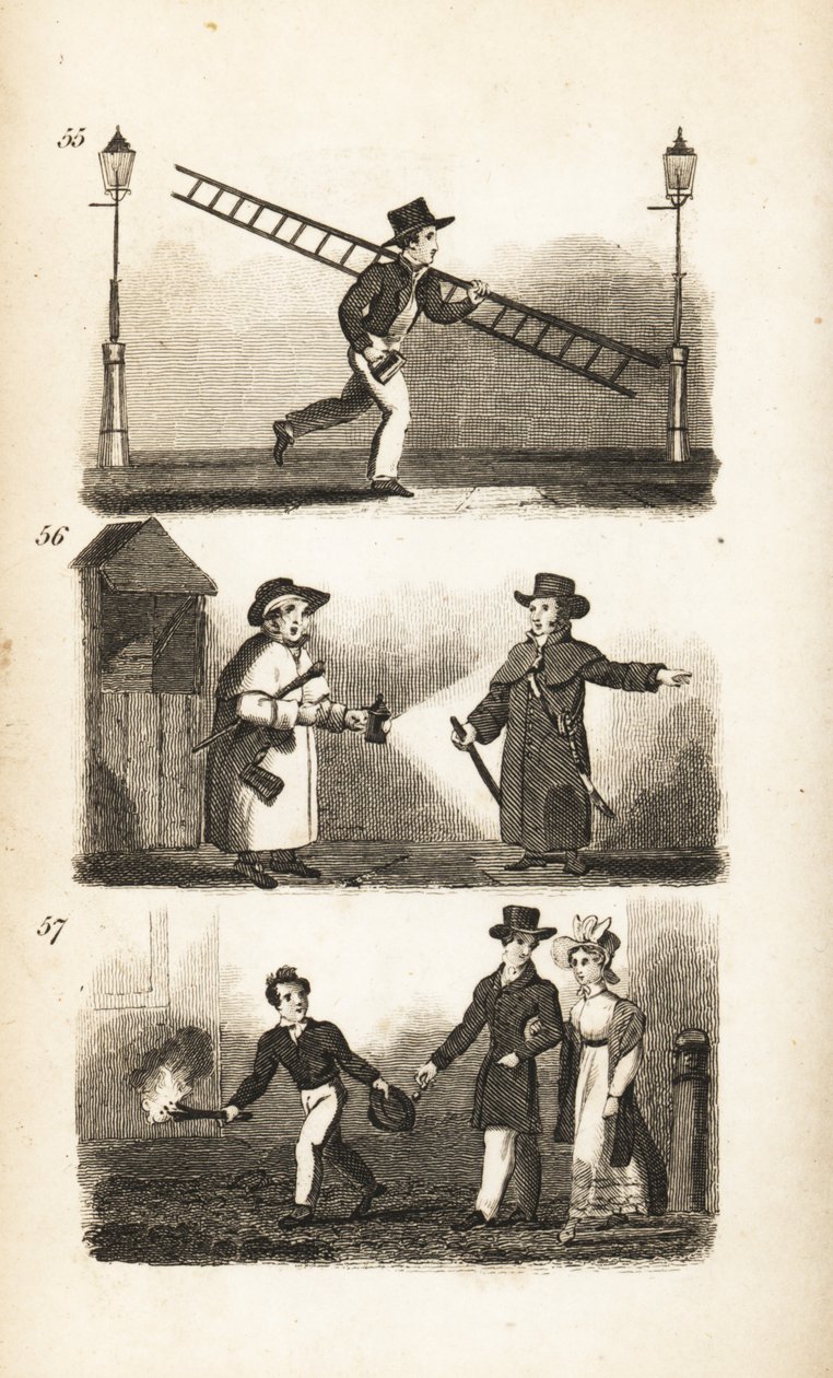 Lamplighter, Bekçi ve Link-boy by Isaac Taylor