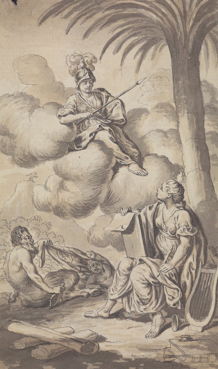 Kasaba ve Ülke Dergisi - Cilt için Ön Parça. IV, 1772 by Isaac Taylor