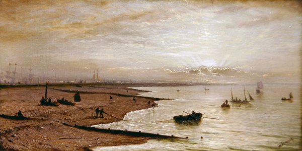 Portsmouth (tuval üzerine yağlı boya) by Isaac Walter Jenner