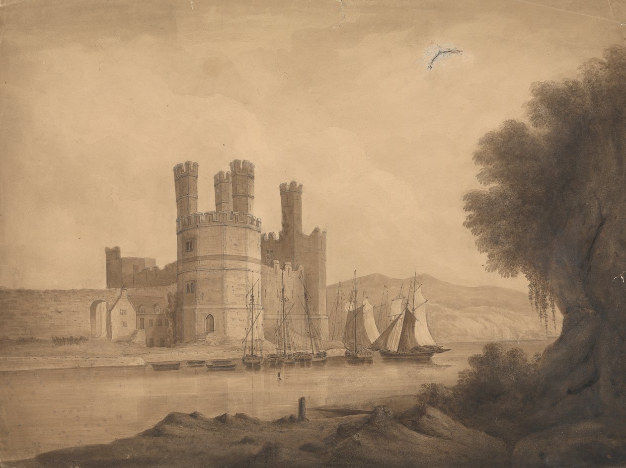 Caernarvon (Kale) Kartal Kulesi by Isaac Weld