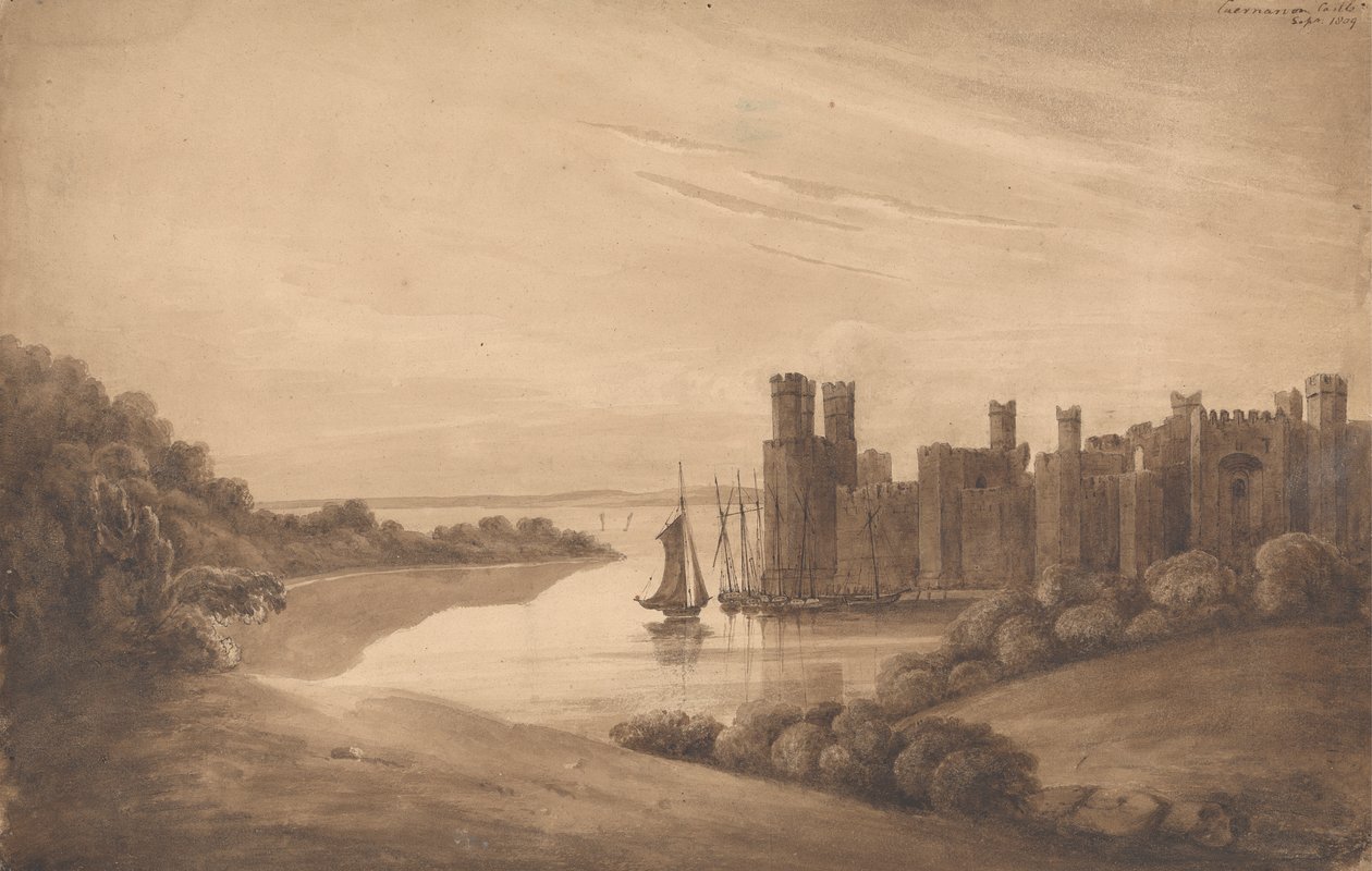 Caernarvon Kalesi by Isaac Weld
