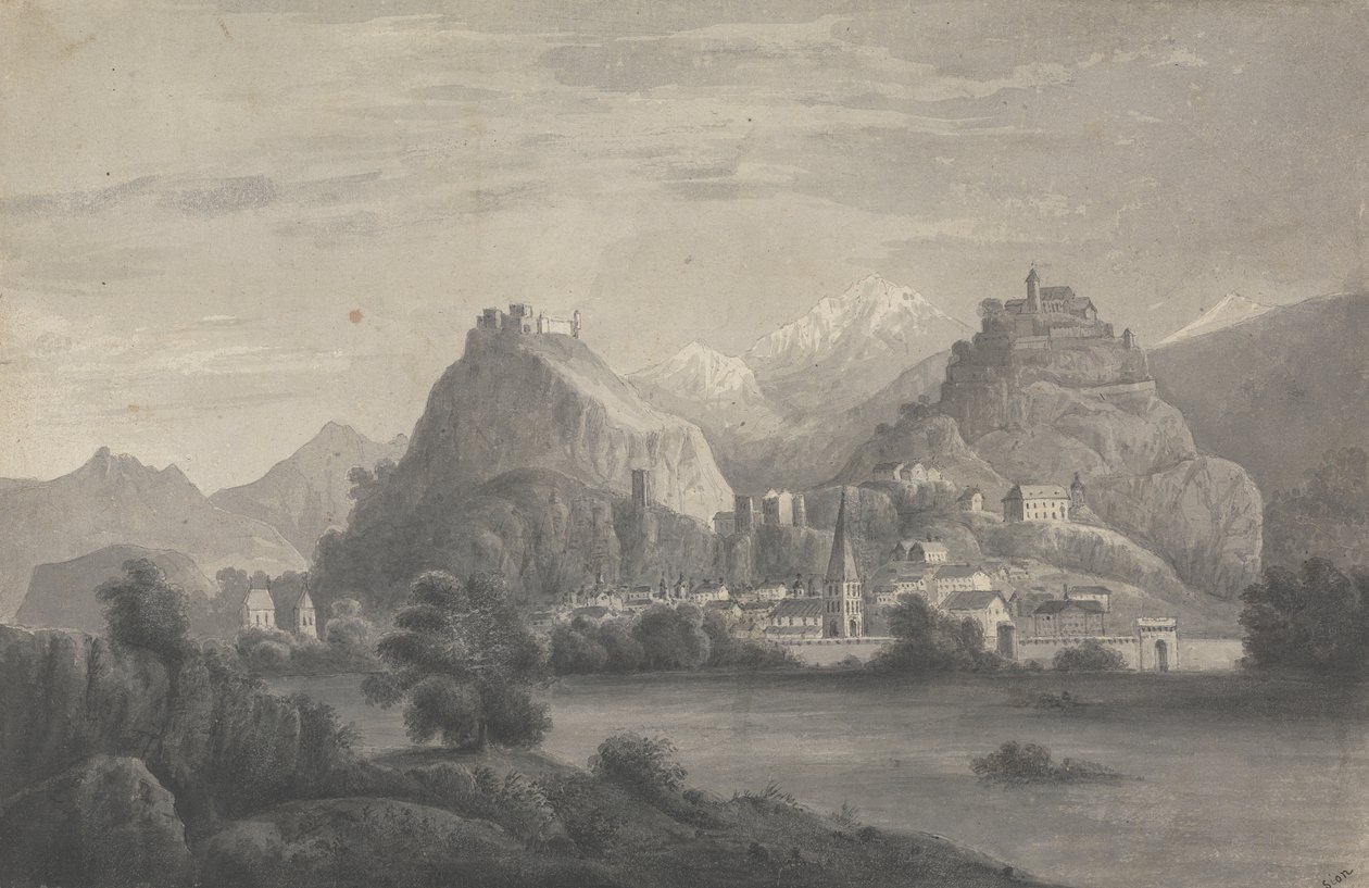 Sion (İsviçre) by Isaac Weld