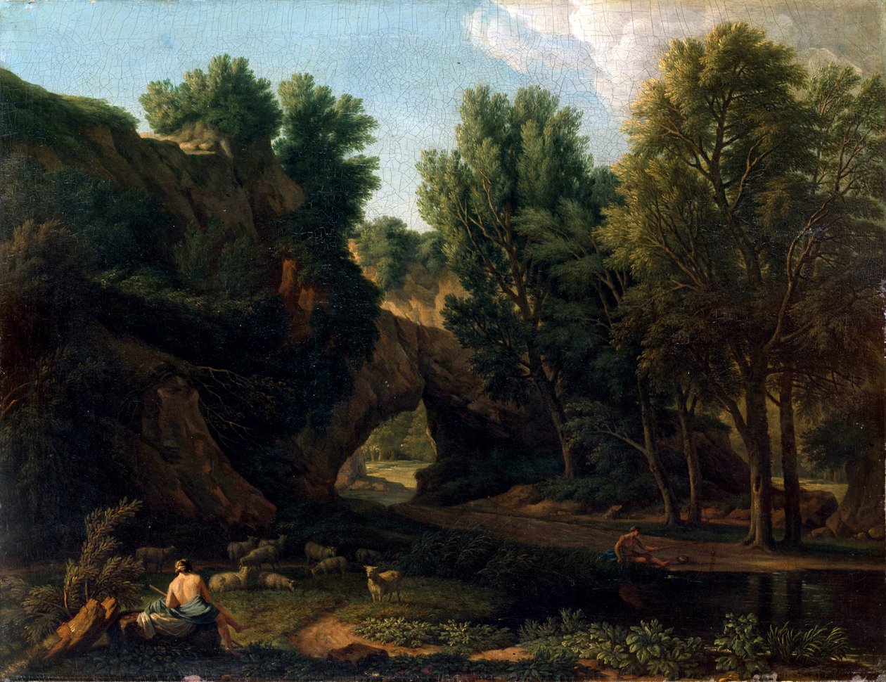 Manzara, 17. yüzyılın sonu veya 18. yüzyılın başı by Isaac de Moucheron