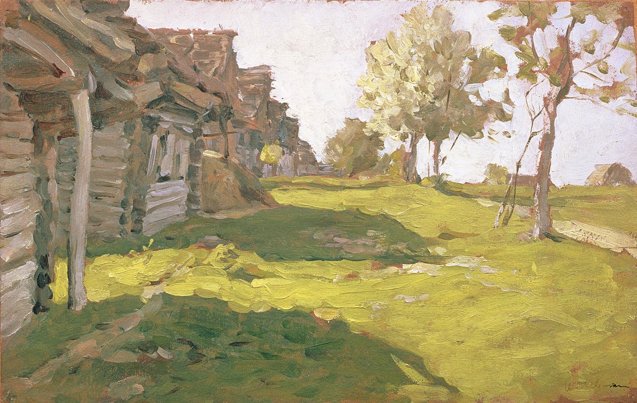 Güneşli Gün. Küçük Bir Köy, 1898 by Isaak Ilyich Levitan