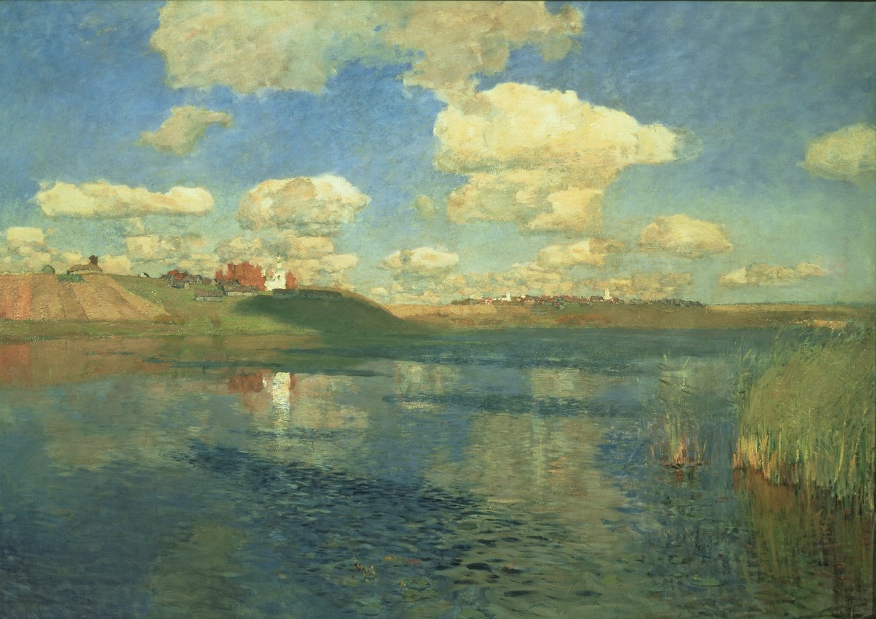 ಲೇಕ್, ಅಥವಾ ರಷ್ಯಾ, 1900 ಟರ್ಕ್ by Isaak Ilyich Levitan