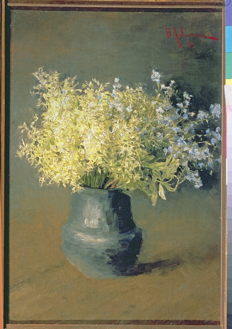 Yabani Leylaklar ve Unutma Beni, 1889 by Isaak Ilyich Levitan