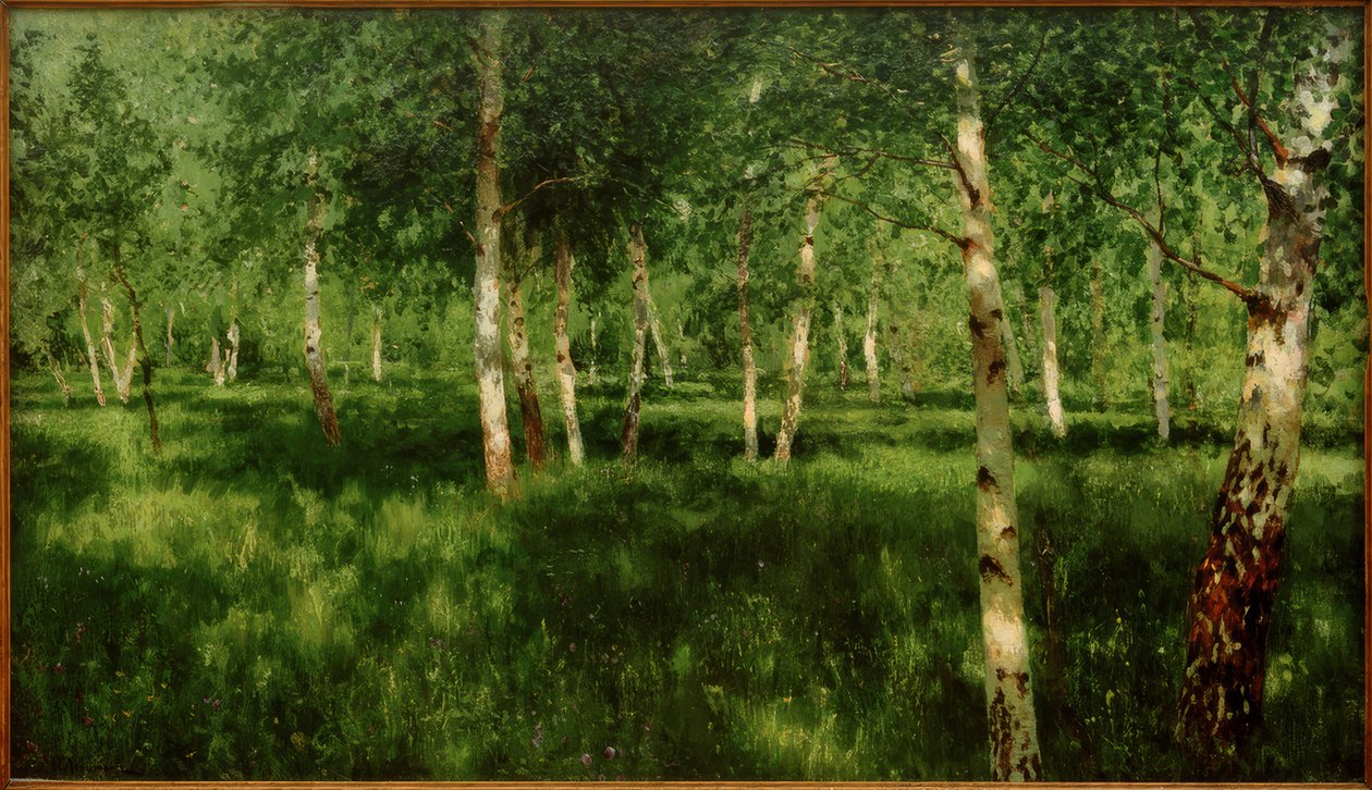 Birkenhain by Isaak Ilyich Levitan