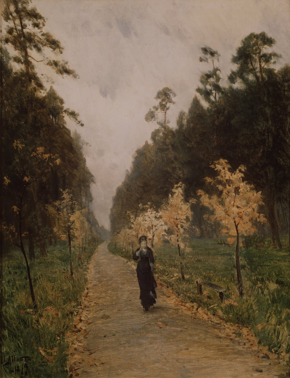 Sonbahar günü. Sokolniki, 1879 by Isaak Ilyich Levitan
