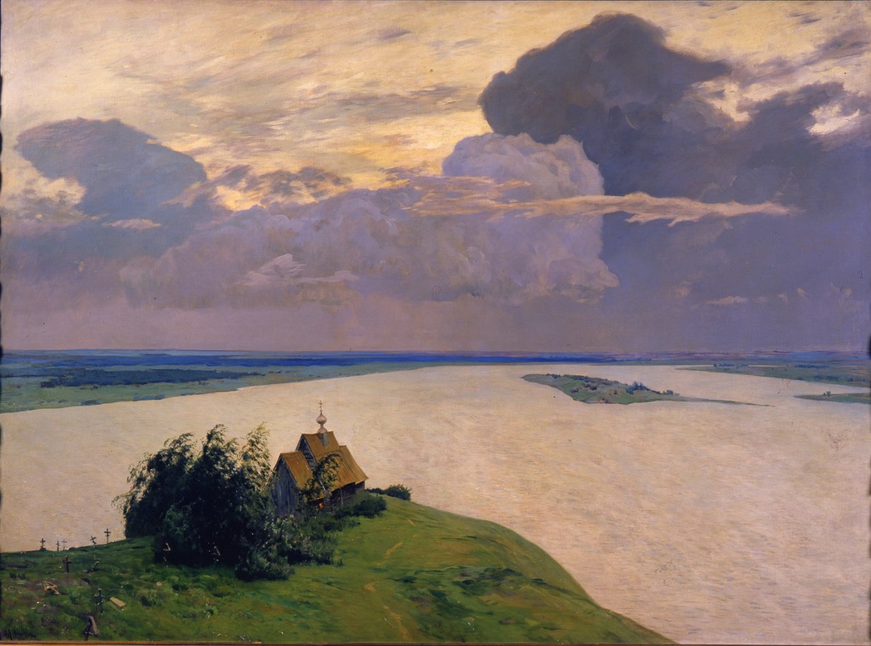 Ebedi Barış Üzerine, 1894 by Isaak Ilyich Levitan