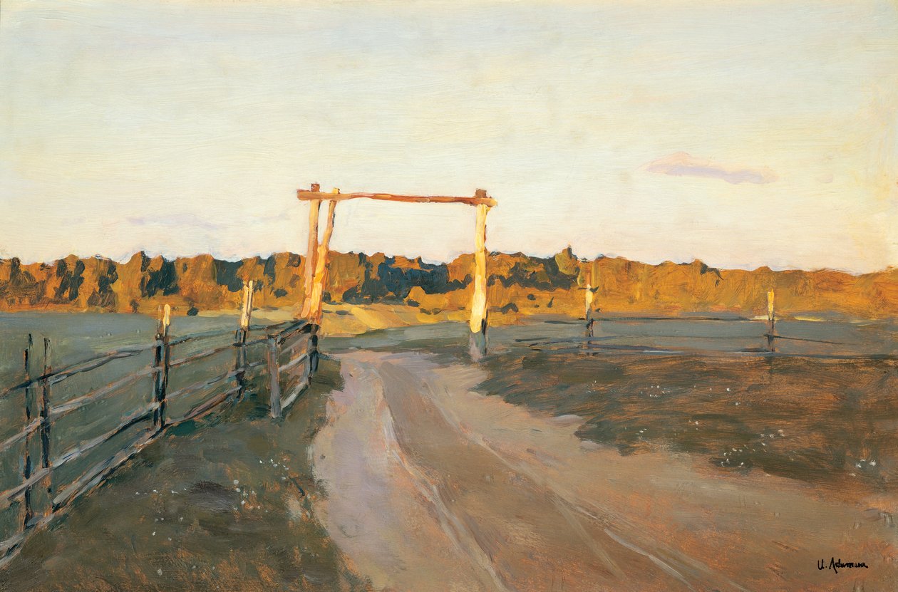 Yaz akşamı, 1900. by Isaak Ilyich Levitan
