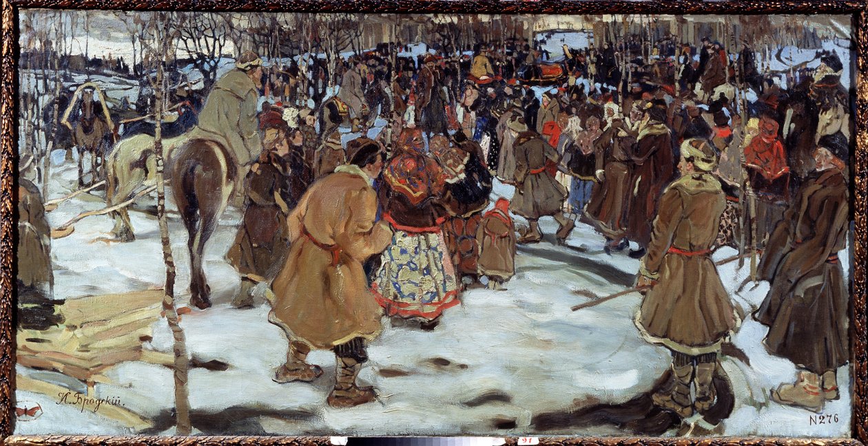 Boyarların (boiard, boiar), Rus aristokratlarının zamanı. (Boyar dönemi). Isaak Izrailevich Brodsky