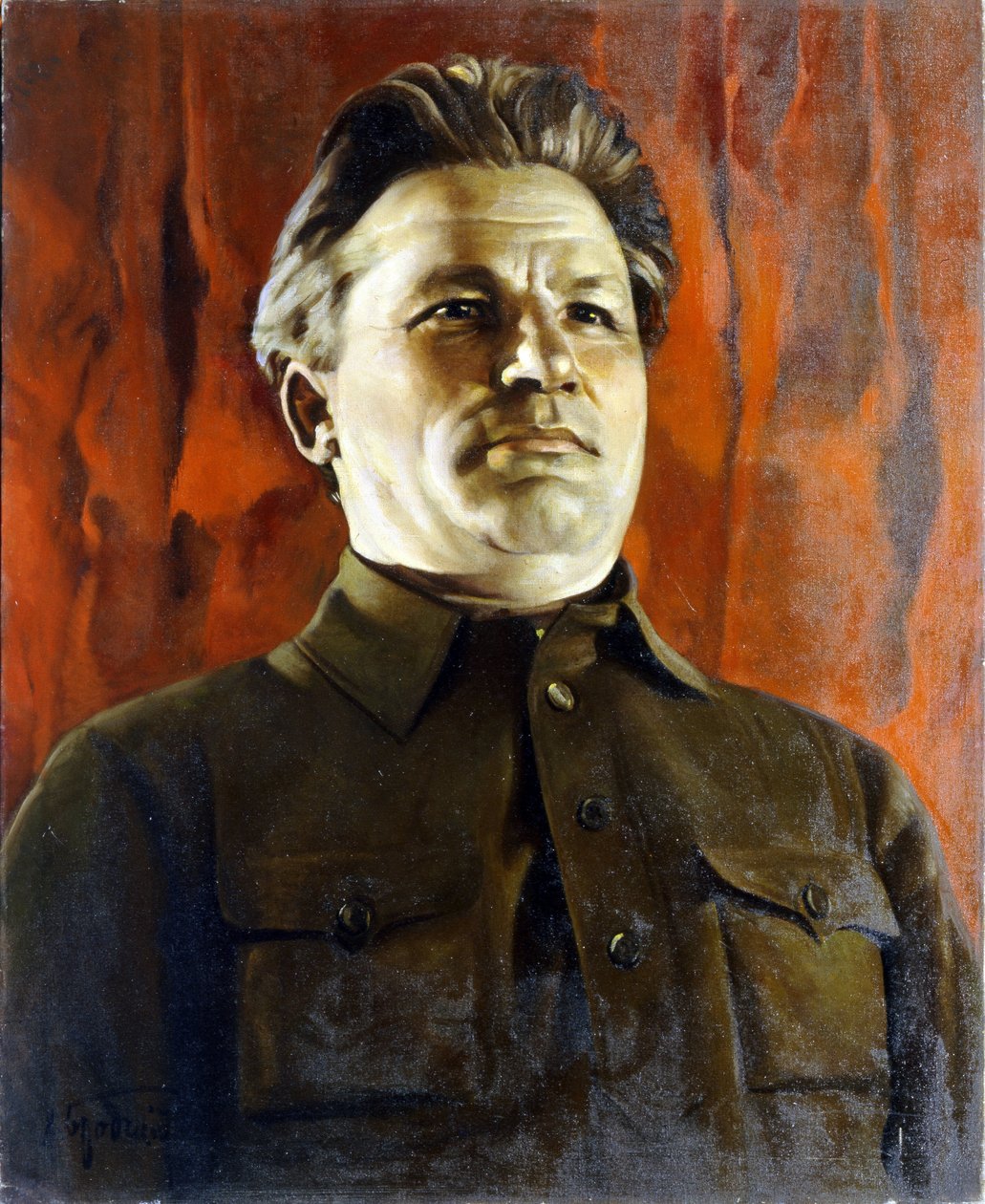Sergey Kirov'un Portresi (Serguei (Serge) Mironovitch Kostrikov) by Isaak Israilevich Brodsky