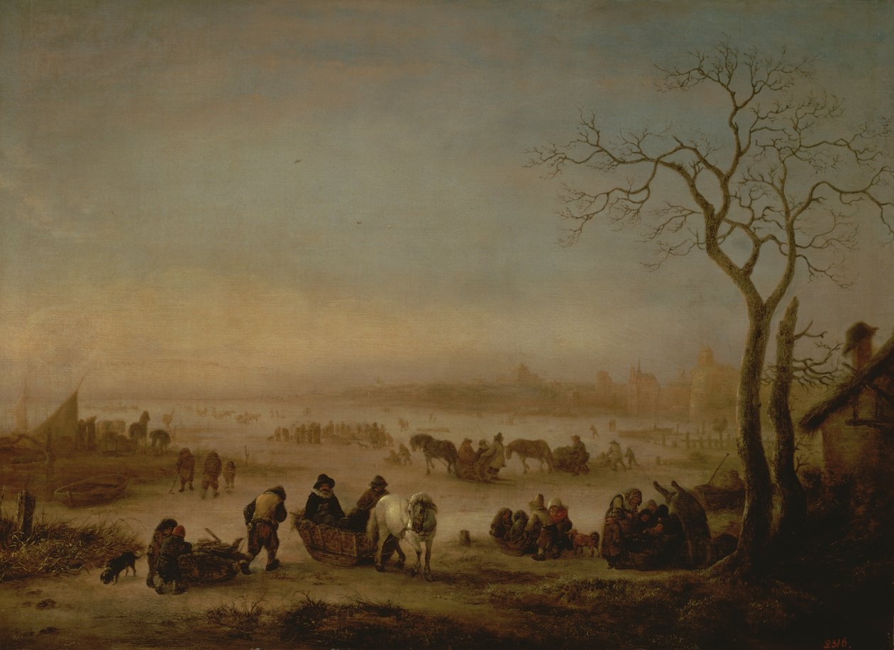 Donmuş Göl, 1648 by Isack van Ostade