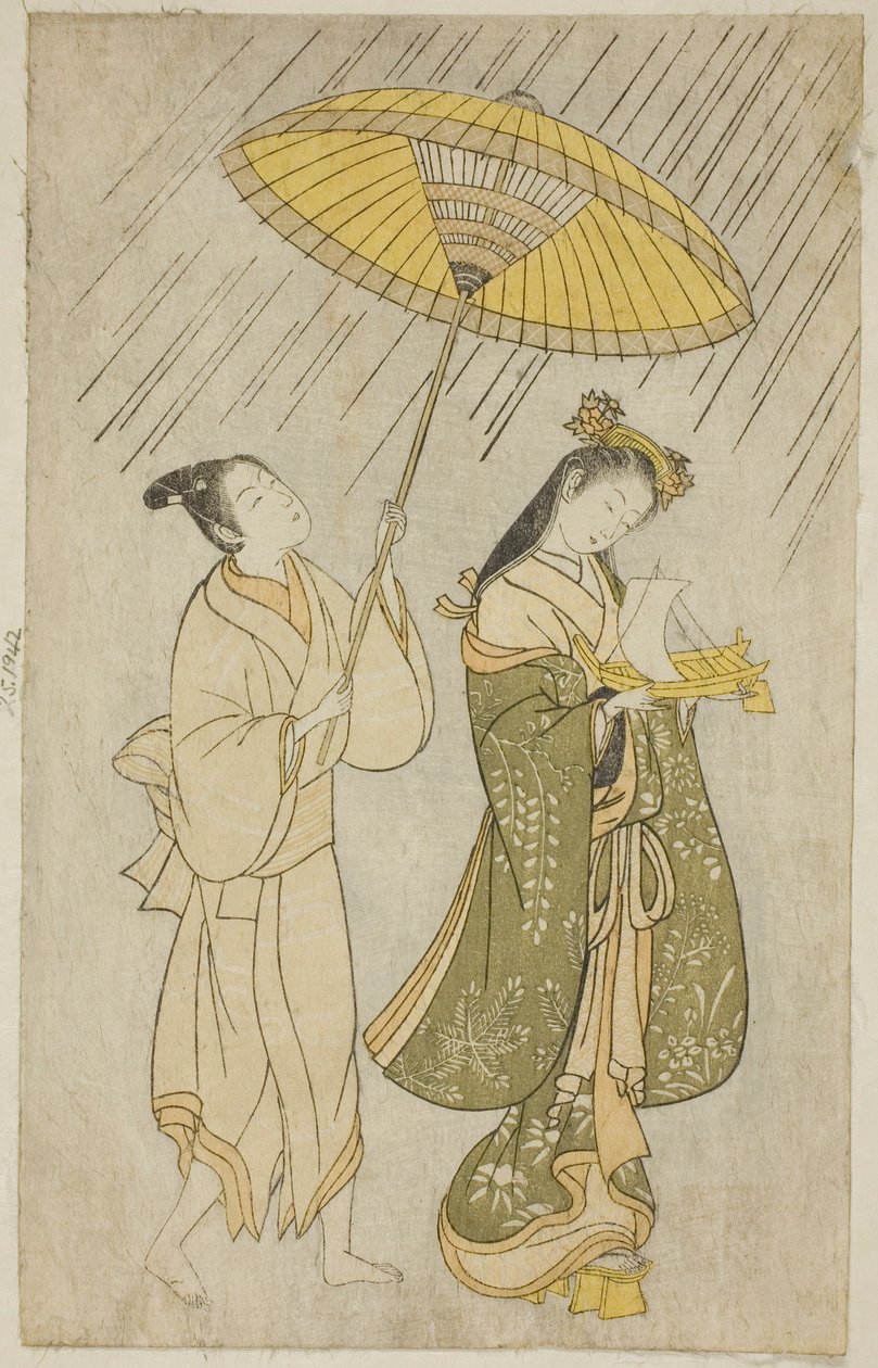 Yağmur için dua eden Komachi