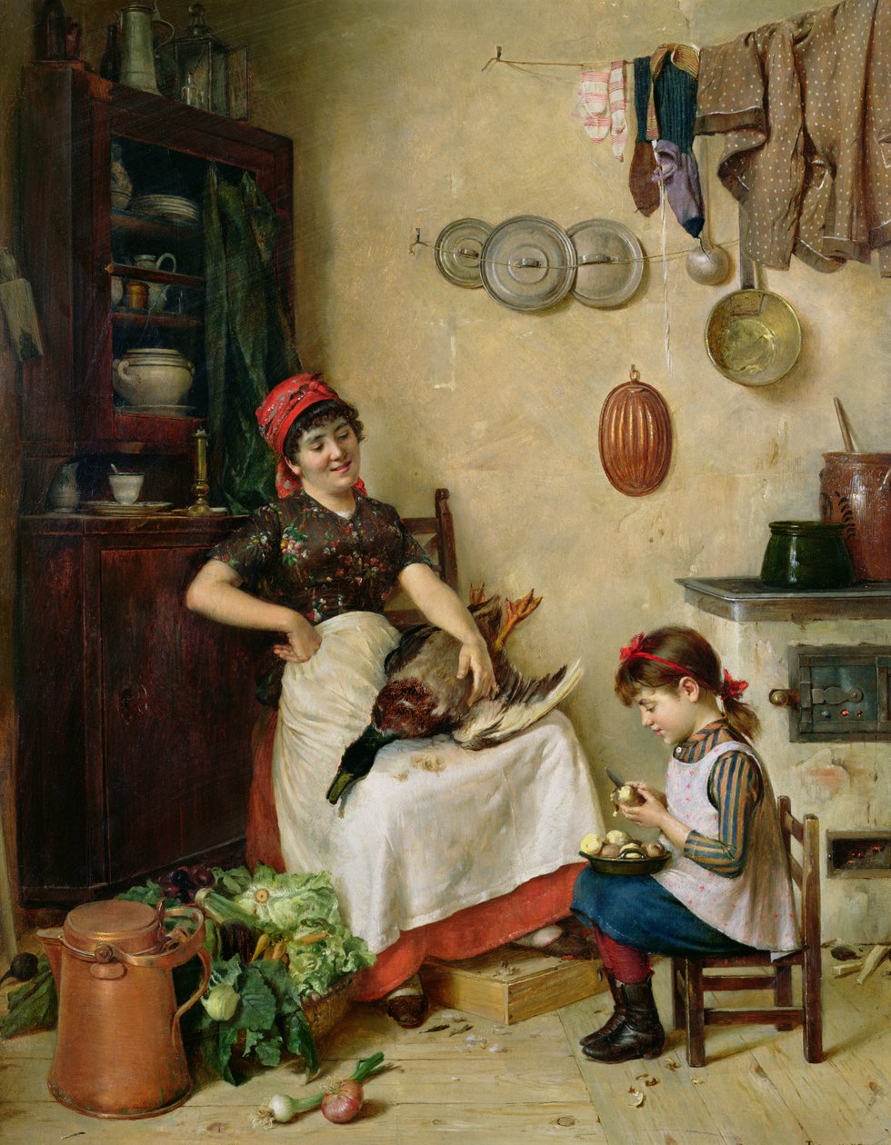 Bir Yardım Eli (panel) by Isidor Kaufmann