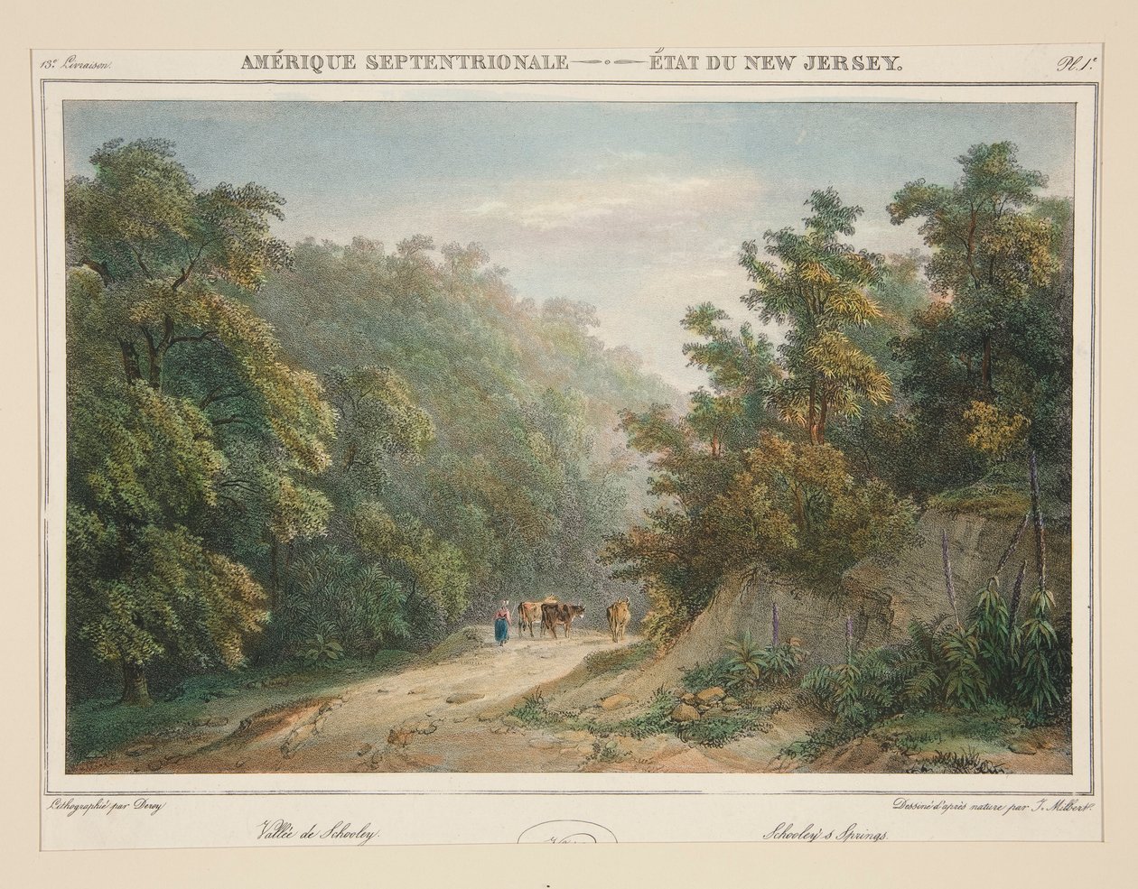 Kuzey Amerika - New Jersey Eyaleti. 49, pl. 1 by Isidore Laurent Deroy