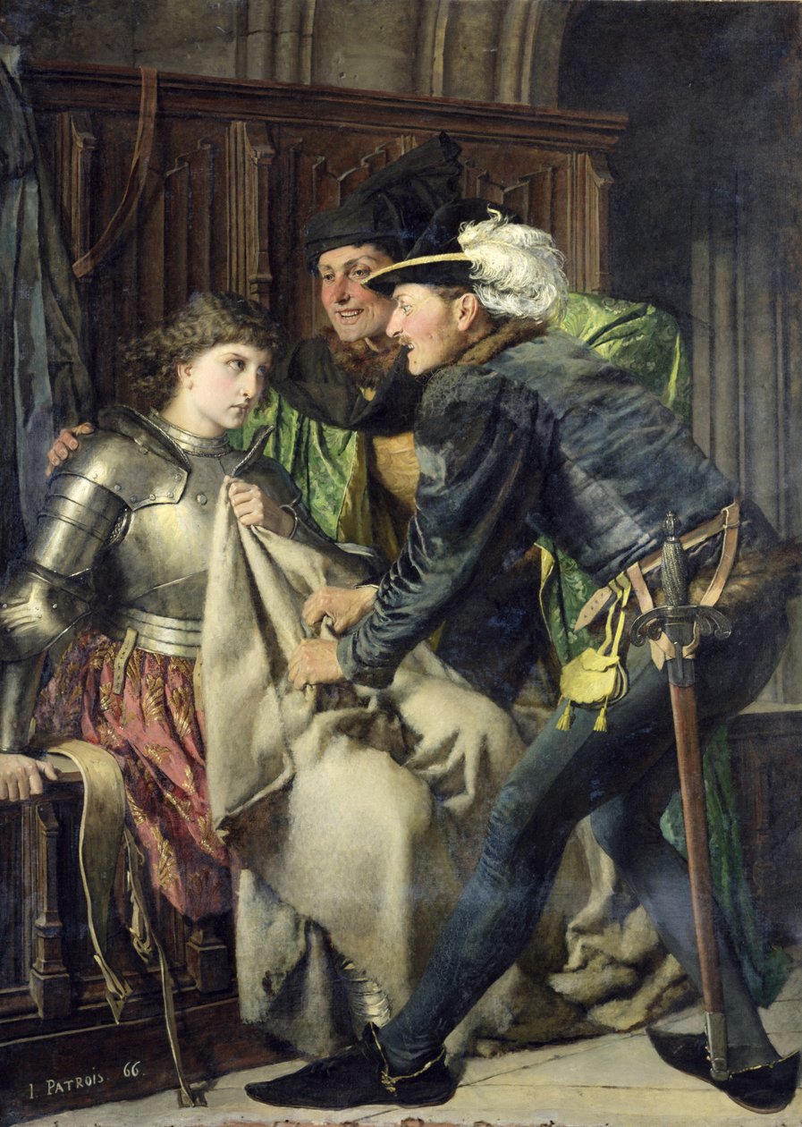 Joan of Arc (1412-31) Hapishanede Hakaret, 1866 by Isidore Patrois