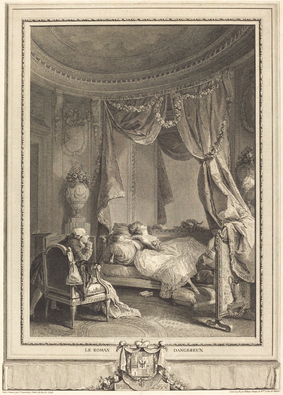 tehlikeli roman by Isidore Stanislas Helman after Nicolas Lavreince