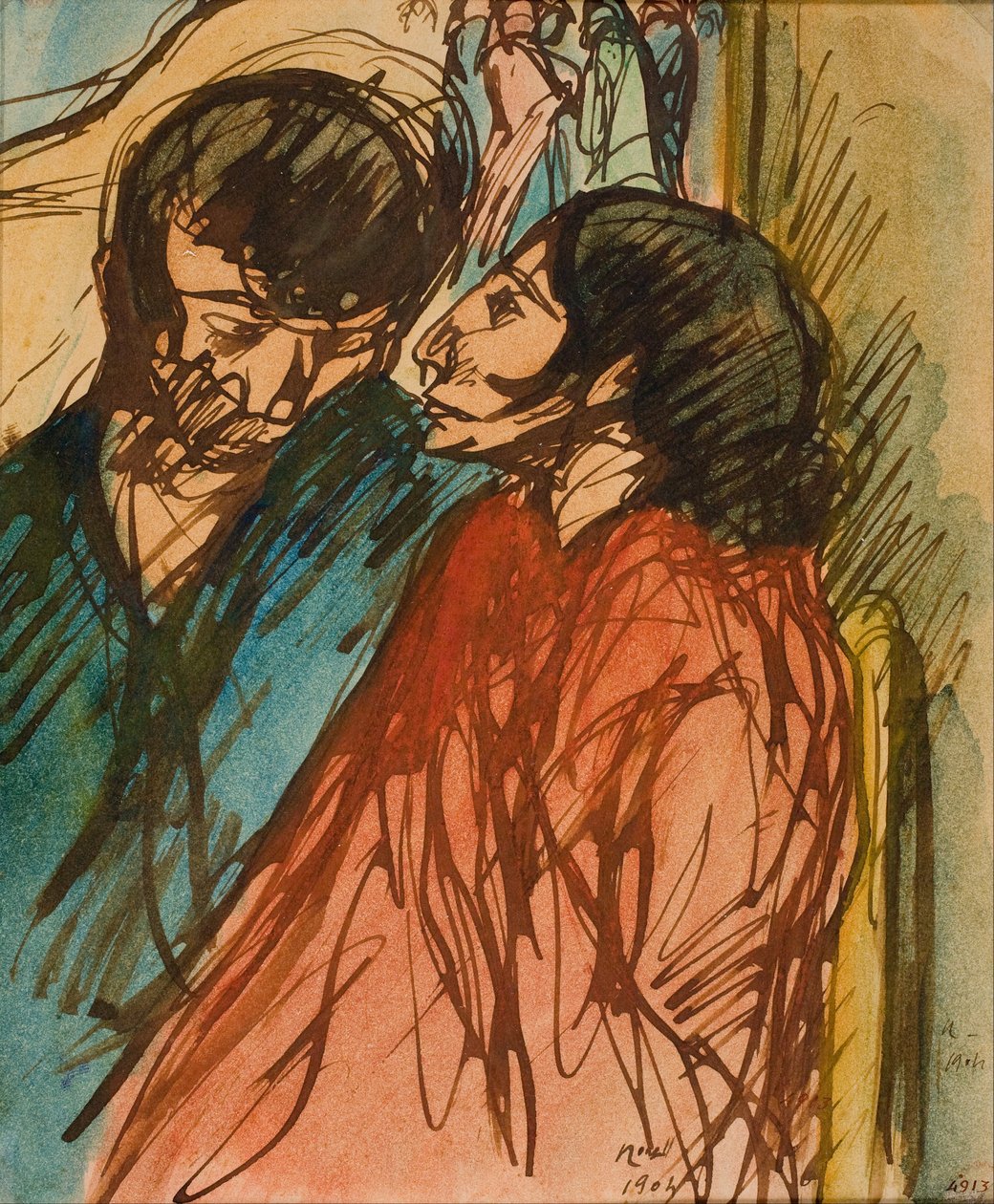 çingene çift by Isidre Nonell