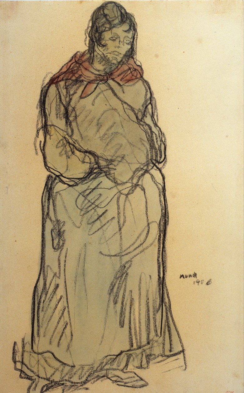 çingene ayakta by Isidre Nonell