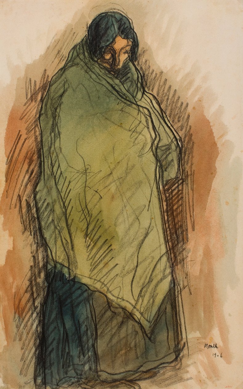 çingene ayakta by Isidre Nonell