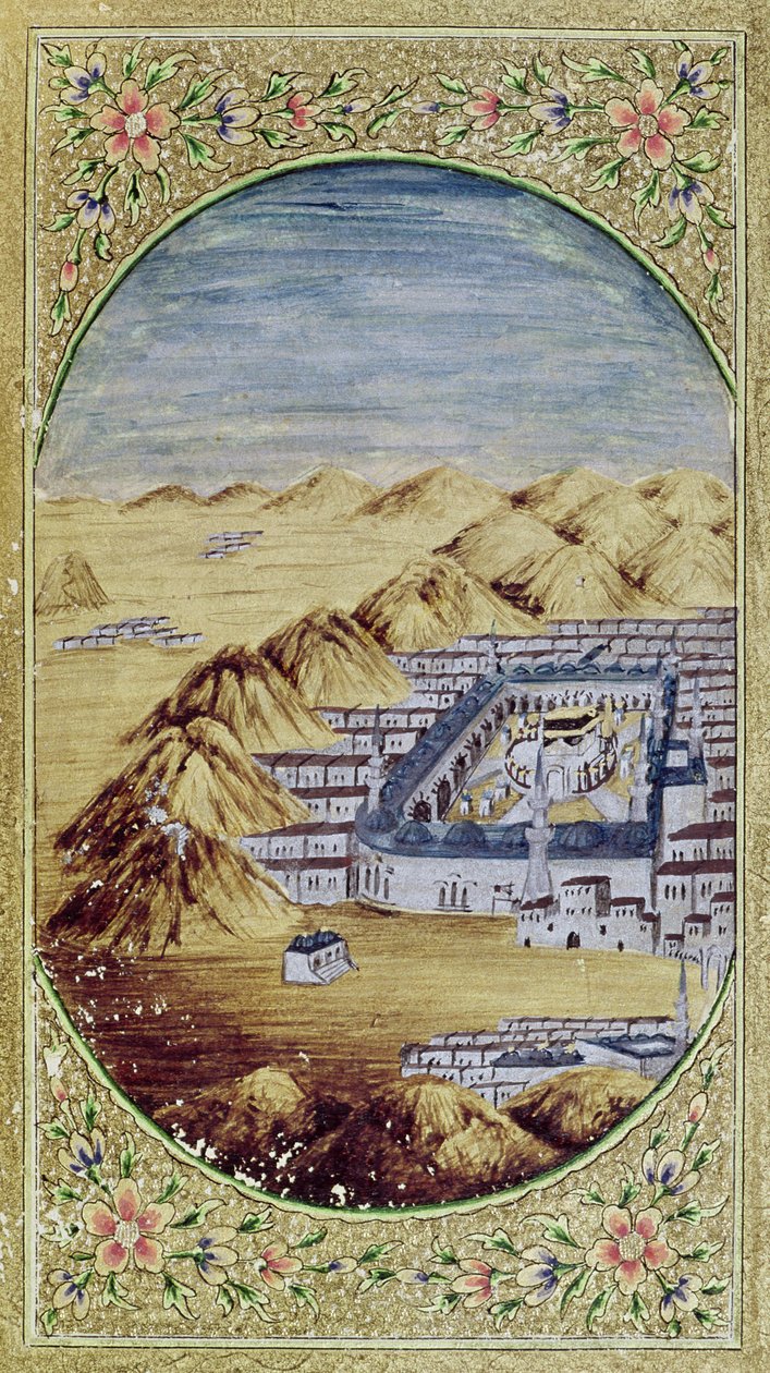Arafa Dağları ile çevrili Mekke by Islamic School