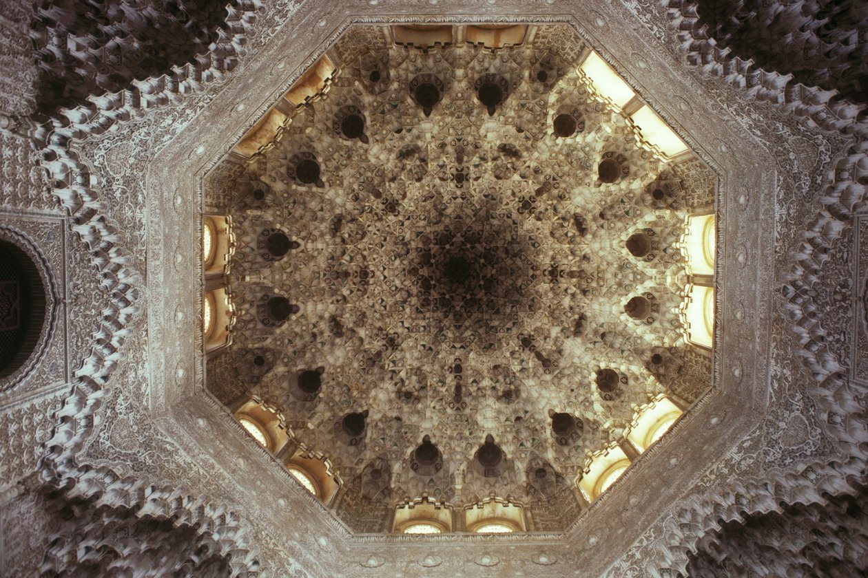 Abencerrajes Salonunun Tavanı by Islamic School