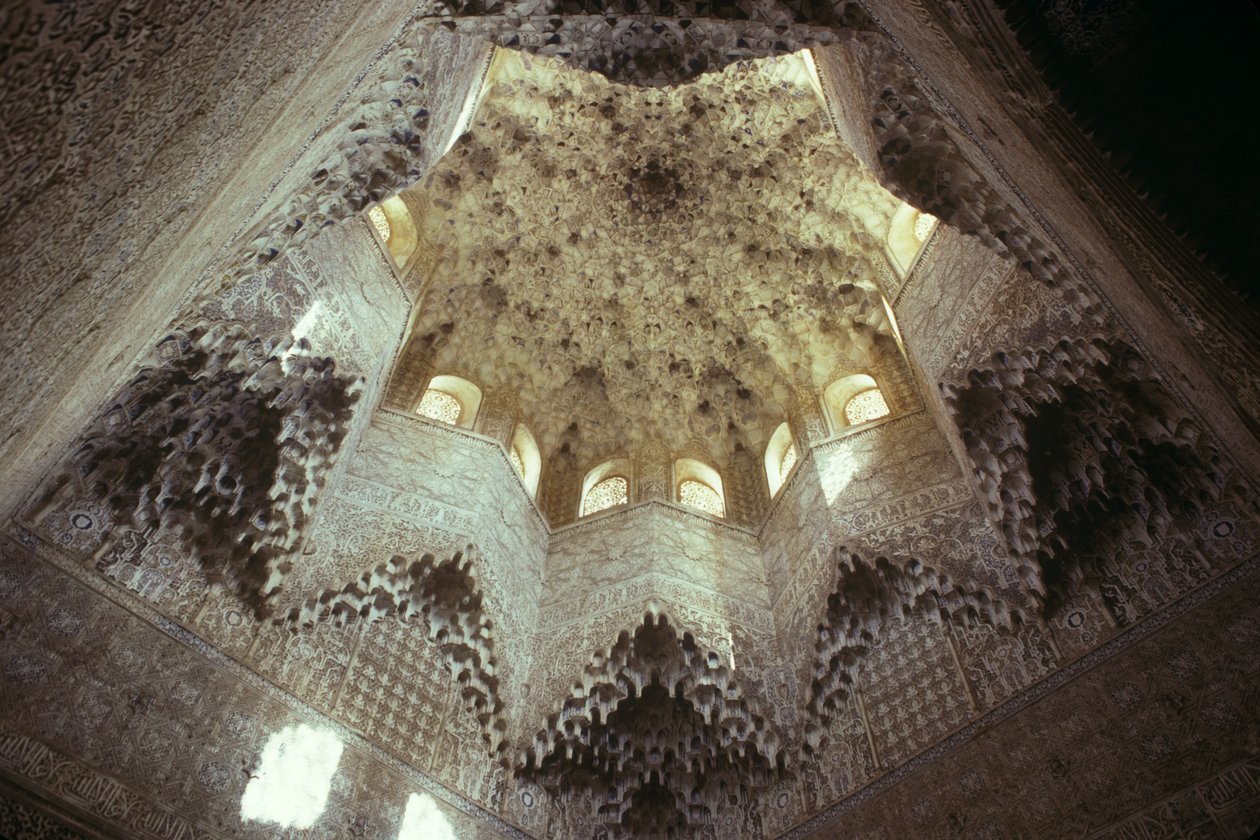 Abencerrajes Salonunun Tavanı by Islamic School