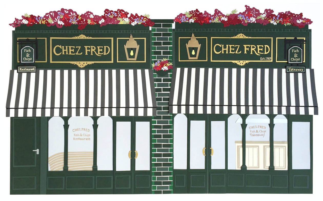 Chez Fred, 2016 kağıt by Isobel Barber