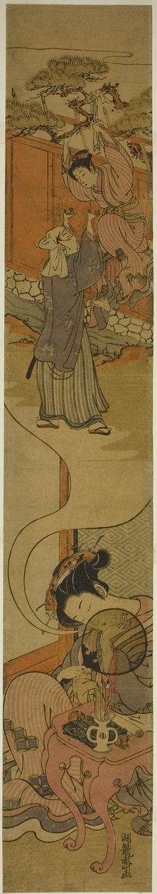 Nezaketçi Kaçmanın Rüyasını Görüyor by Isoda Koryusai